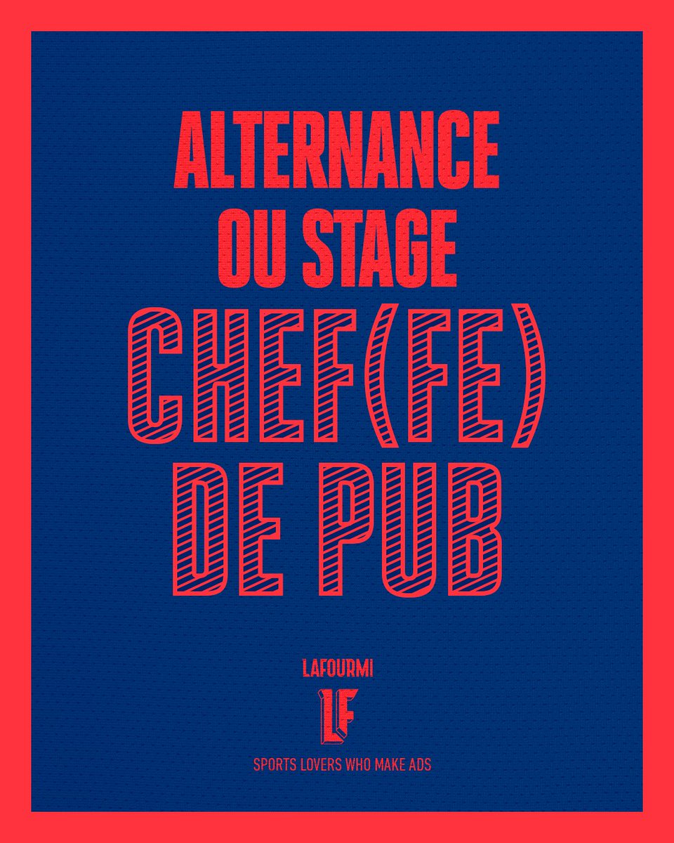 ✅#JOBALERT

👀On recrute 3 assistant.e.s chef.fe.s de pub en alternance pour rejoindre notre équipe commerciale !

📍Missions : Veiller, accompagner et coordonner

⏳Durée : 6 à 12 mois

📩Intéressé(e) ? Découvrez l'offre juste ici : lafourmi.biz/fr/careers/alt…