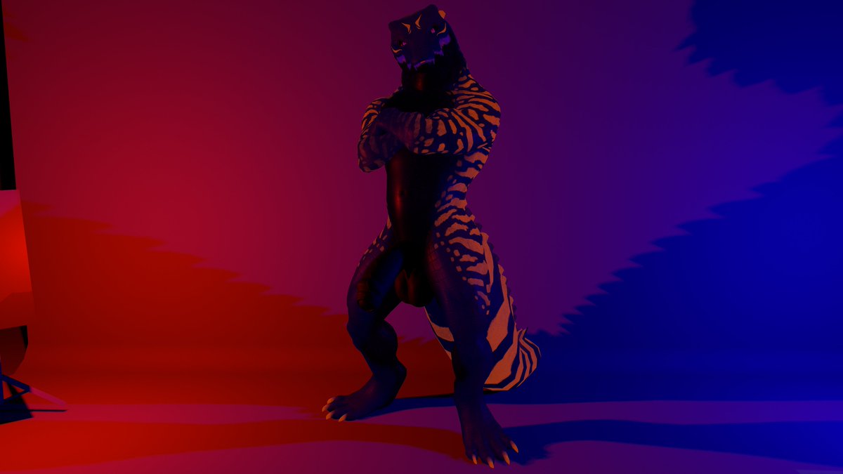 A few pics of the croc in diff. lighting~