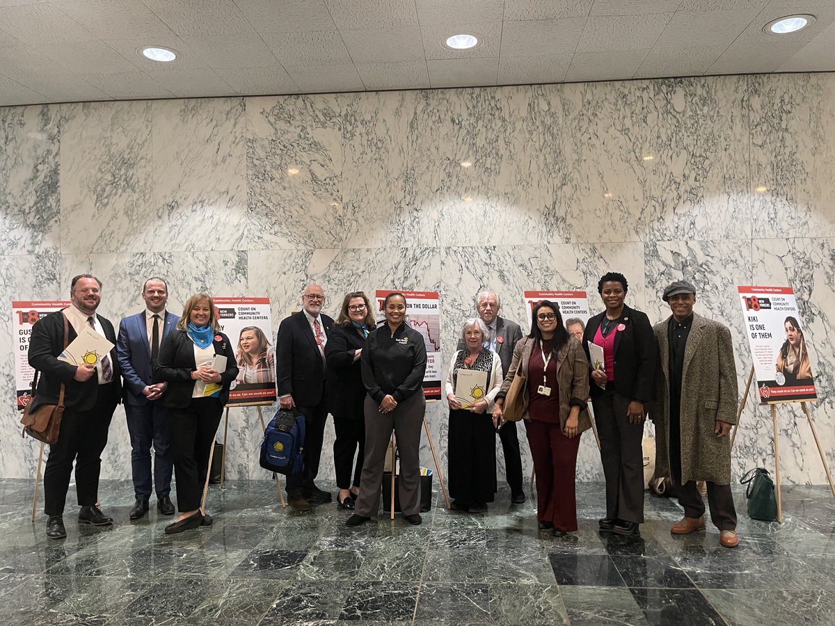 sunriverhealth's tweet image. Sun River Health Staff joined @CHCANYS on their State Legislative Advocacy Day, fighting for #CHCs #RateReform. Community Health Centers need true investment to continue our work providing care for all New Yorkers!