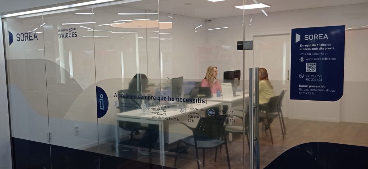 💧 Obrim les portes d'una nova oficina a #Ripollet d'atenció a la ciutadania per al servei d'aigua al municipi, ubicada a les Galeries Mercacentre, Planta 1, Local 10.

👥 Les persones són el centre de la nostra gestió i treballem perquè tothom pugui accedir als nostres serveis.