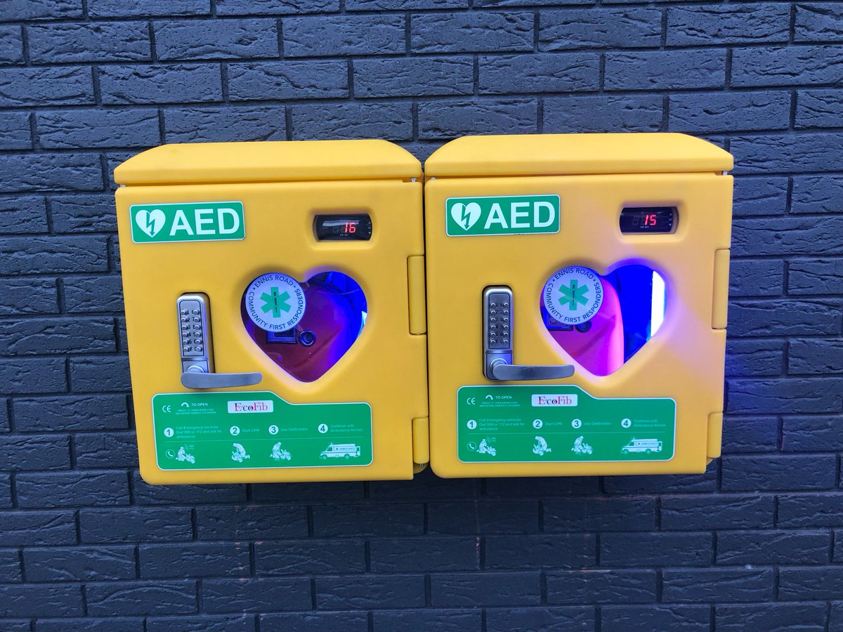 🚨 New AEDs Installed! 🚨

Our Ennis Road CFRs have installed two new AEDs at Premier Service Station, Ennis Road, Limerick (V94 FY63)! 💛

Every second counts in an emergency—these could save a life!

#EnnisRoadCFR #AED #SavingLives #Limerick 🚑❤️