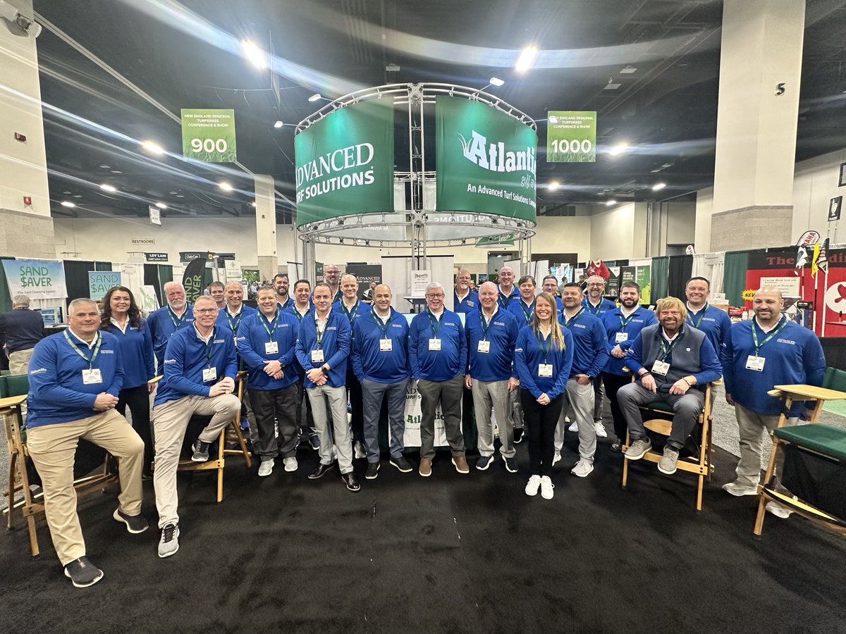 AdvancedTurf's tweet image. Making waves at the @NE_RTF show with Advanced Turf Solutions and @AtlanticGandT! Visit us at booth #916 to see how we can serve you better together in the Northeast! #NERTC25
