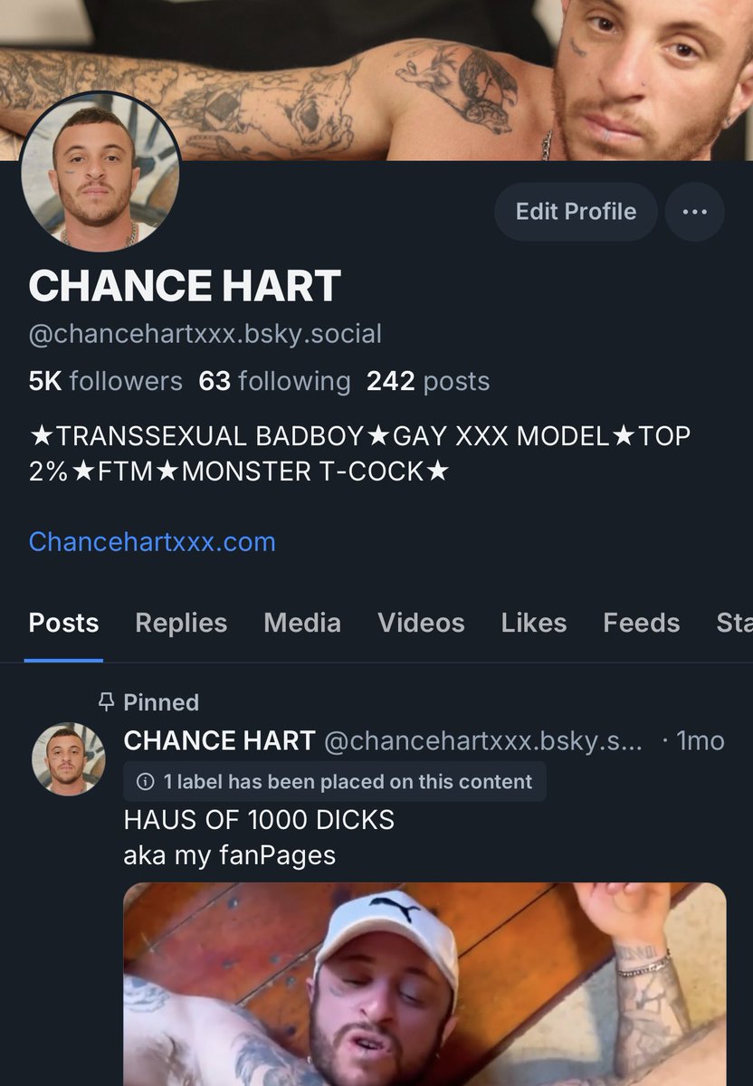 ★CHANCE HART★ tweet media