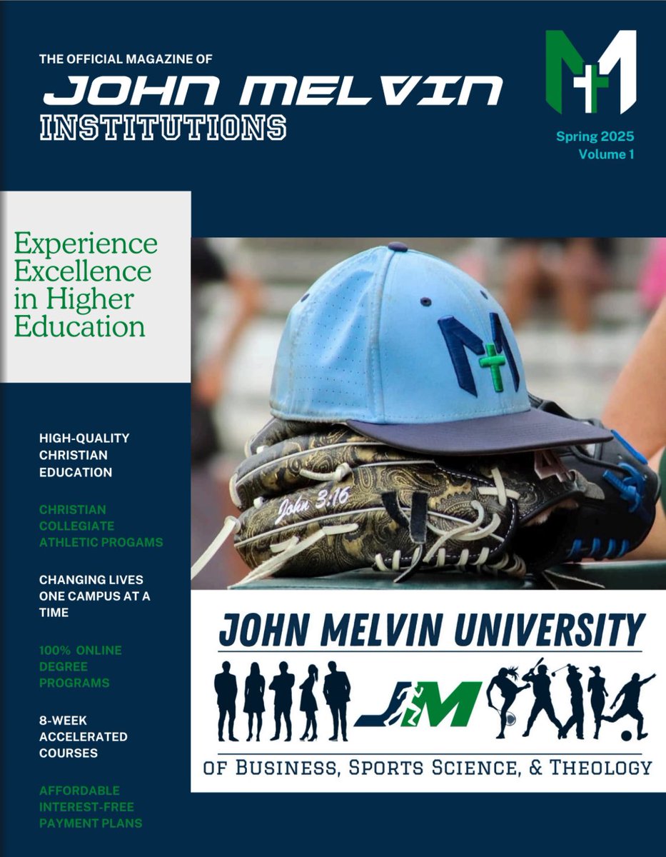 Today we launched our Official Magazine of John Melvin Institutions. A new issue will be published every fall and spring semester.  For a digital copy of our first issue click the link below. 
-
📖 online.fliphtml5.com/apezy/creo/