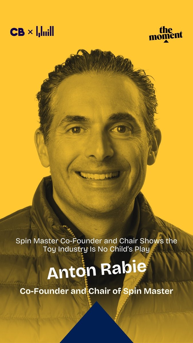 What do PAW Patrol, Hatchimals &amp; Bakugan have in common?

They’re all Spin Master brands — and they wouldn’t exist without <a href="/anton_rabie/">Anton Rabie</a>’s approach to risk &amp; innovation.

Hear his insights on scaling a global brand on The Moment: link.cohostpodcasting.com/831be0c5-57d7-…

#canadianfounder