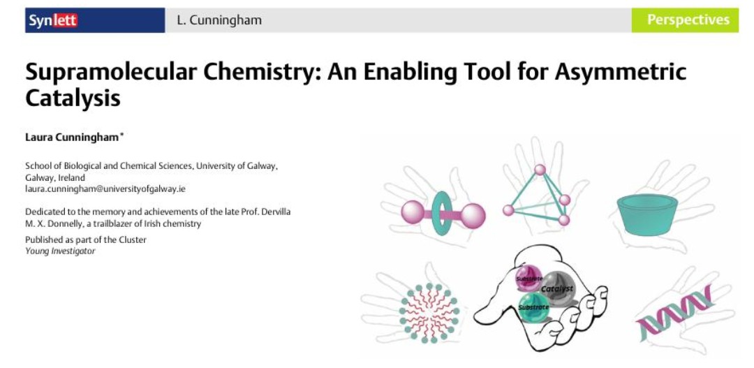 Laura Cunningham (@laura_c_ham) on Twitter photo 🚨Out now🚨
Why aren't supramolecular scaffolds commonplace in asymmetric catalysis? Check out my perspective in the EuChemS Young Investigator Special Issue <a href="/synlett_journal/">SYNLETT Journal</a> looking at the major advantages and remaining challenges!
doi.org/10.1055/a-2513…
#chemtwitter 🚨Out now🚨
Why aren't supramolecular scaffolds commonplace in asymmetric catalysis? Check out my perspective in the EuChemS Young Investigator Special Issue <a href="/synlett_journal/">SYNLETT Journal</a> looking at the major advantages and remaining challenges!
doi.org/10.1055/a-2513…
#chemtwitter