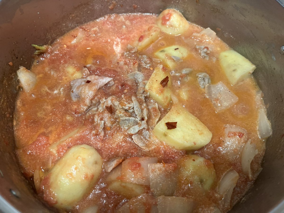 UchidaShusaku's tweet image. 寒いのでラムシチュー
#ごはん部 #food #Atable