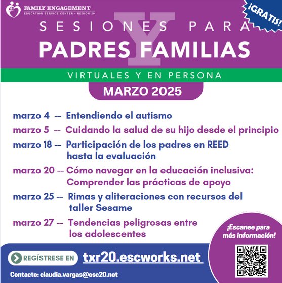 🥁 Marching into a new month with LOTS of opportunities to learn and grow! 📝🪴
<a href="/EISDFE/">George Garnica</a> <a href="/EdelyOlvera/">Edely Olvera</a> <a href="/MsDenise_Liason/">Denise Ramirez</a> <a href="/EISDMichael/">Michael Gonzales</a>