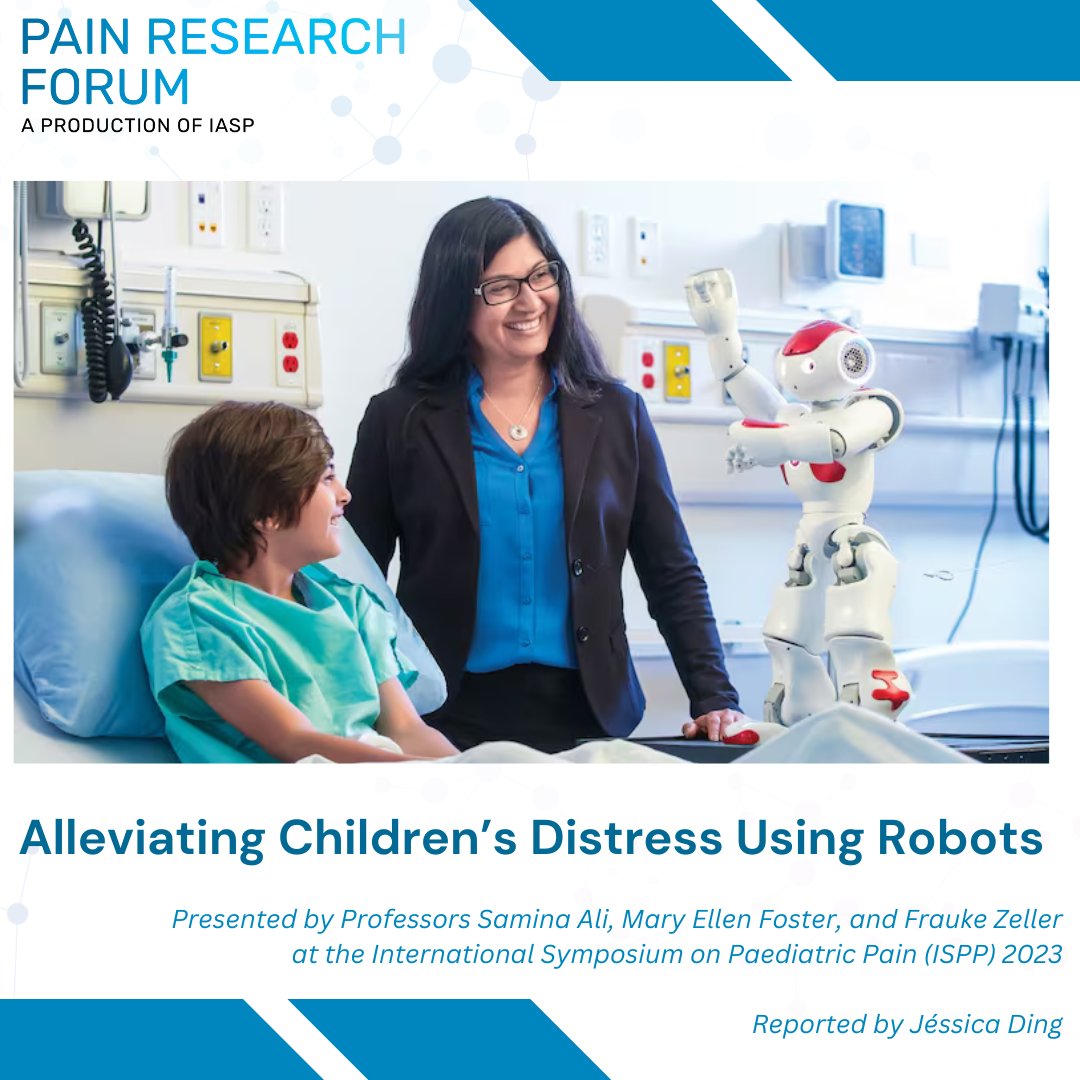 IASP (@iasppain) on Twitter photo Check out this #PRFNews article from PRF Correspondent Jéssica Ding about a research collaboration between @drsaminaali, <a href="/MaryEllenFoster/">@maryellenfoster.bsky.social</a>, <a href="/fraukezeller/">Frauke Zeller</a>, and colleagues attempting to relieve distress for children during painful hospital procedures bit.ly/3EUGthE #PRF Check out this #PRFNews article from PRF Correspondent Jéssica Ding about a research collaboration between @drsaminaali, <a href="/MaryEllenFoster/">@maryellenfoster.bsky.social</a>, <a href="/fraukezeller/">Frauke Zeller</a>, and colleagues attempting to relieve distress for children during painful hospital procedures bit.ly/3EUGthE #PRF