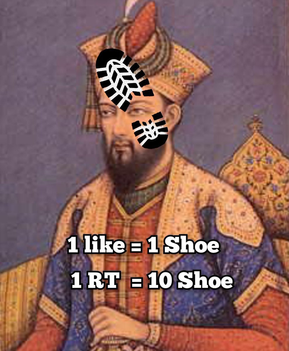 Can I have 50000 shoes for him???

#AurangzebControversy #AurangzebKMB