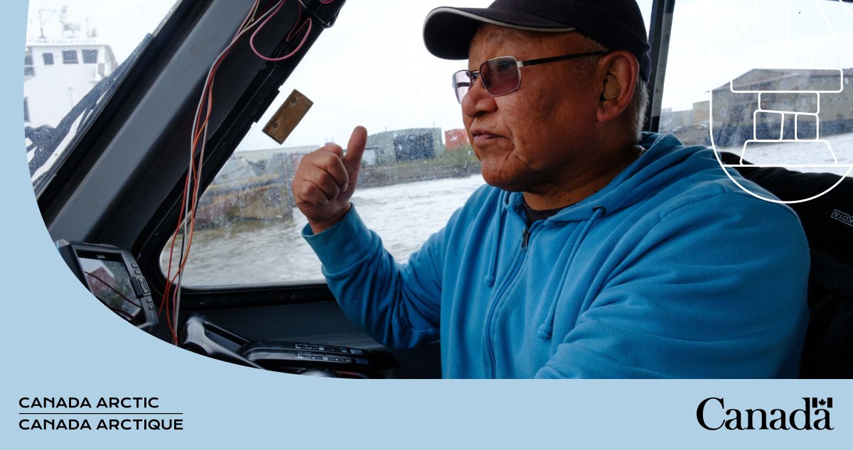 Lawrence Rogers is a member of the Gwich’in People. He is a commercial boat driver on the Mackenzie River. The Mackenzie River is the largest river flowing into the Arctic from North America.