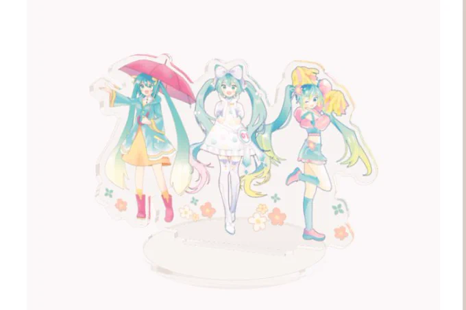 アクスタを作ろうかなと思いますが、例えばひとつに複数ミクさんいても良いでしょうかね 