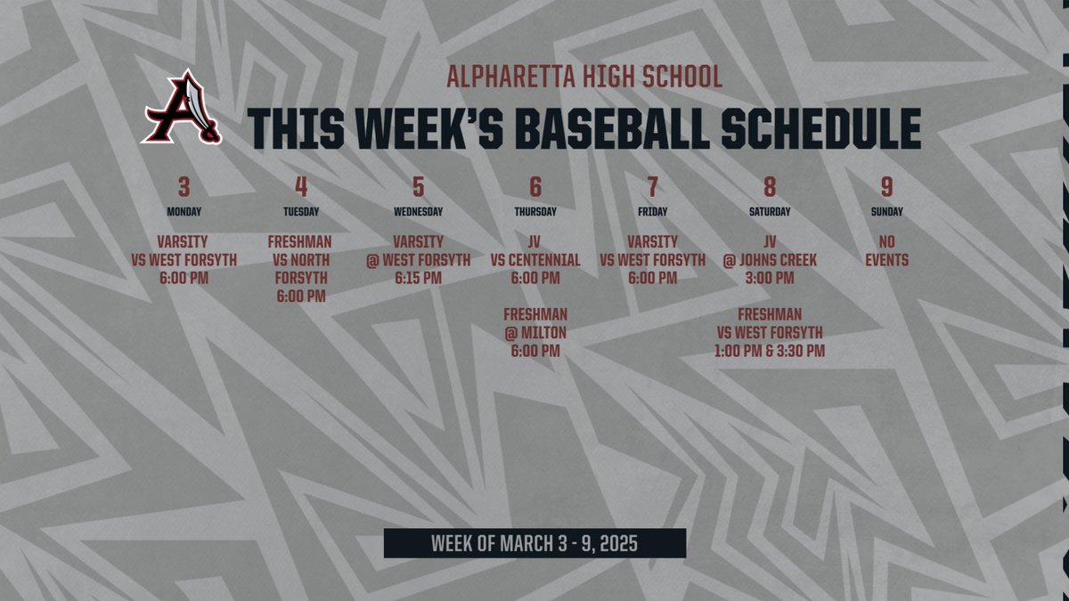This week in AHS Baseball!