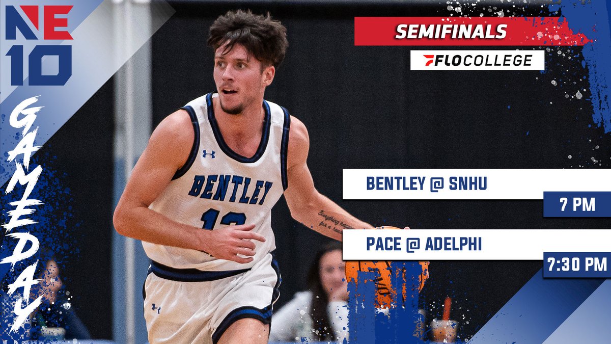 The NE10 (@thenortheast10) on Twitter photo 𝐅𝐈𝐍𝐀𝐋 𝐅𝐎𝐔𝐑 🏀
The semifinal round of the NE10 Men's Basketball Championship is TONIGHT. Don't miss these high-powered matchups on <a href="/FloCollegeHoops/">FloCollege | Basketball</a>!
🔗: tinyurl.com/bdht7mvp
#NE10EMBRACE | #NCAAD2 | #D2MBB 𝐅𝐈𝐍𝐀𝐋 𝐅𝐎𝐔𝐑 🏀
The semifinal round of the NE10 Men's Basketball Championship is TONIGHT. Don't miss these high-powered matchups on <a href="/FloCollegeHoops/">FloCollege | Basketball</a>!
🔗: tinyurl.com/bdht7mvp
#NE10EMBRACE | #NCAAD2 | #D2MBB