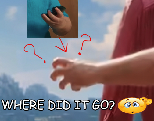 Jack Black: "Elytra wing suits!"

the next shot: