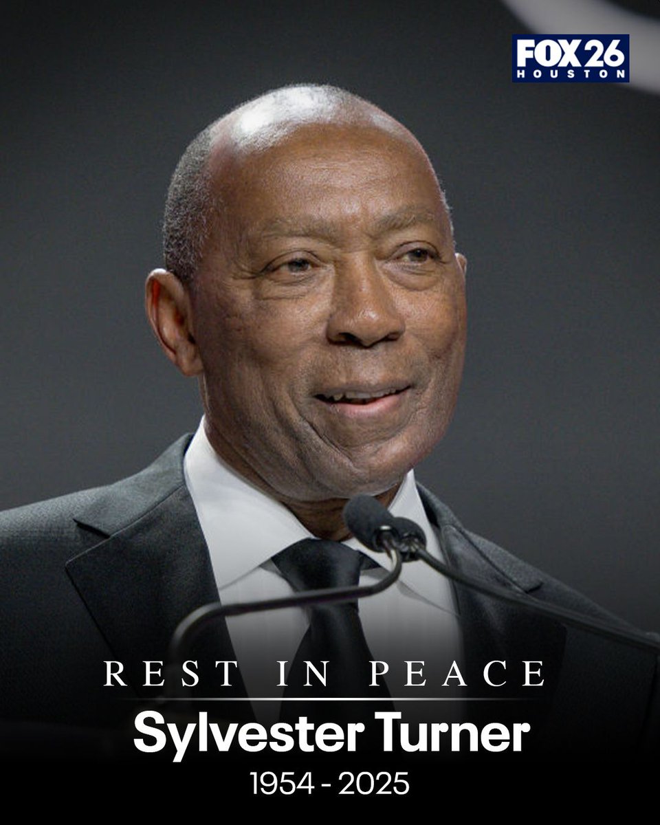 FOX26Houston (@fox26houston) on Twitter photo REST IN PEACE
Representative Sylvester Turner has died at 70, according to multiple sources and members of the Democratic Party.
bit.ly/4haUSDZ REST IN PEACE
Representative Sylvester Turner has died at 70, according to multiple sources and members of the Democratic Party.
bit.ly/4haUSDZ