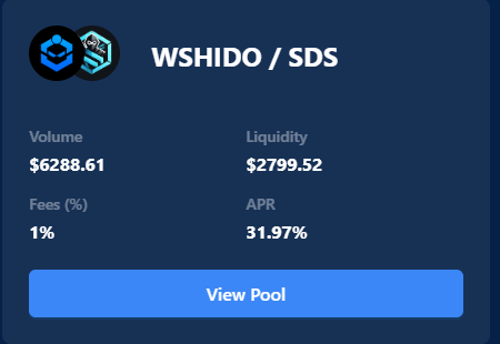 Shidoshi_shi20's tweet photo. 🎉 $SDS pool volume is soaring! 🔥
A few rugged projects ahead, but we’ll pass them soon! Awesome APR when you LP this beast! 🚀
$Shido Pool rocks! #SHIDO #SHIDOSHI #lppool https://t.co/Etvle0YthG