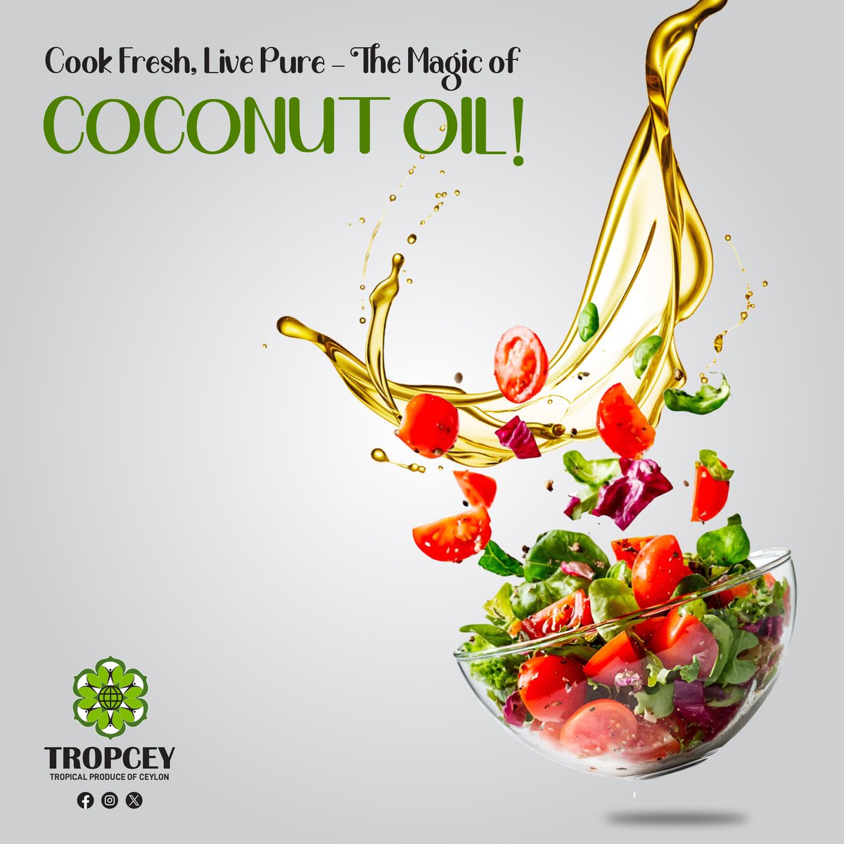 tropcey's tweet image. Cook Fresh, Live Pure – The Magic of Coconut Oil!... 🥥🧴
#cookfresh #livepure #tropceyexport #madeinsrilanka #coconutoil #coconutwater #coconutmilk #coconutchips #coconut #coconutproducts #coconutindustry #tropical