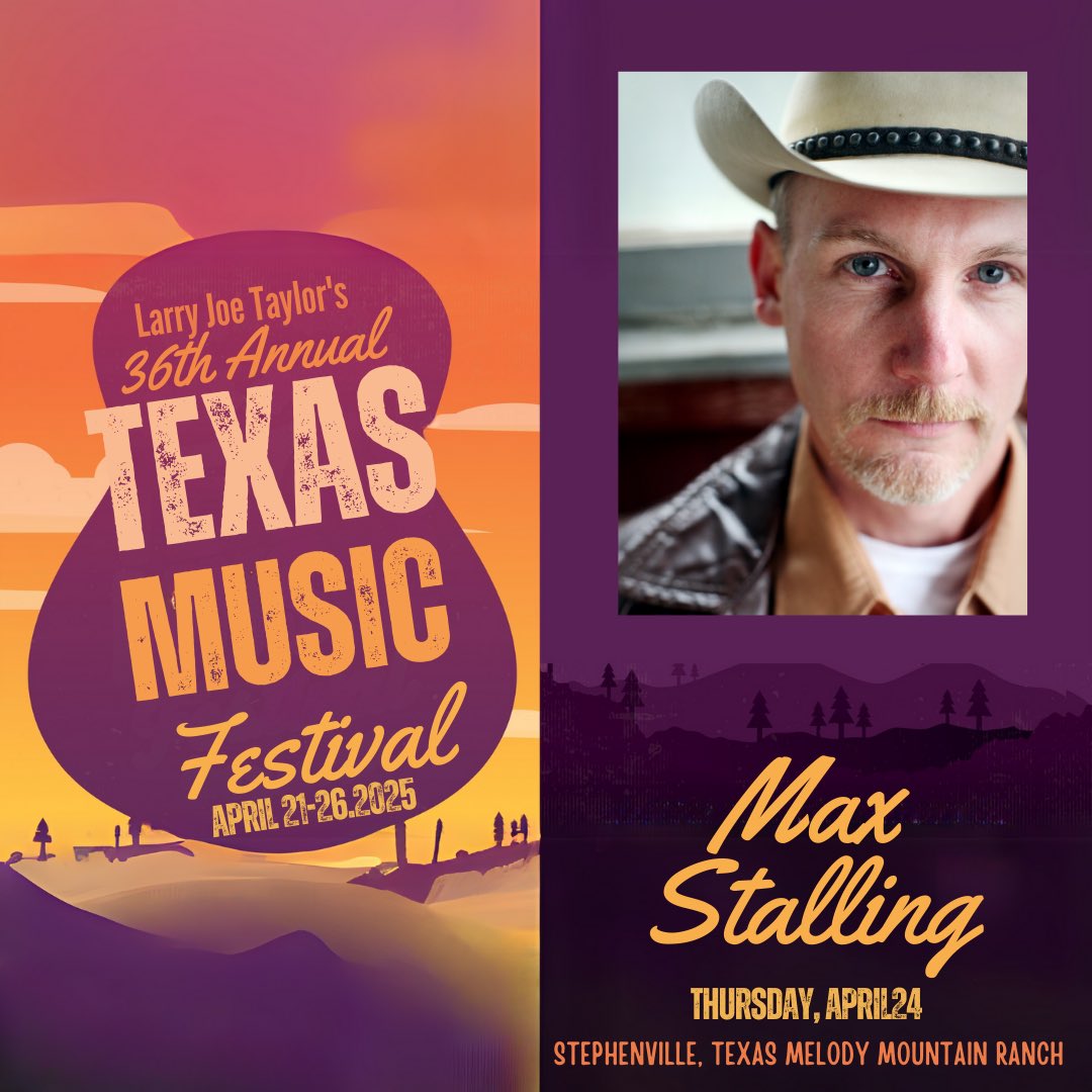 Max Stalling (@maxstalling) on Twitter photo Can’t wait to get back to Melody Mountain! Such a great festival. A whole city will spring up out of nowhere for a week of music and fun. Honored to be coming back to one of the OG festivals in our great state. Thanks Larry Joe!
<a href="/LarryJoeTaylor/">Larry Joe Taylor™</a> <a href="/HeatherFiddle/">Heather Stalling</a> Can’t wait to get back to Melody Mountain! Such a great festival. A whole city will spring up out of nowhere for a week of music and fun. Honored to be coming back to one of the OG festivals in our great state. Thanks Larry Joe!
<a href="/LarryJoeTaylor/">Larry Joe Taylor™</a> <a href="/HeatherFiddle/">Heather Stalling</a>