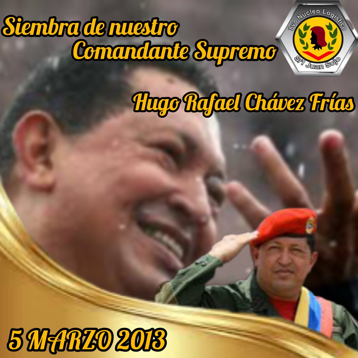 🗓️ #TalDiaComoHoy || 5 de marzo de 2013, partió físicamente el líder de la Revolución Bolivariana, Hugo Rafael Chávez Frías. Su legado, lleno de amor por el pueblo, justicia social y lucha por la soberanía, sigue vivo en cada rincón de nuestra patria
#HugoChávez  #5DeMarzo