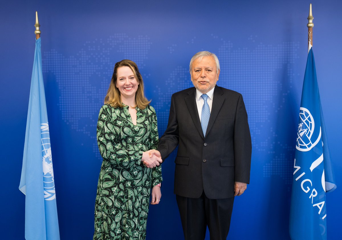 Very pleased to meet with #Peru's Amb. Luis Chiquihuara ahead of my upcoming visit to the country. 

Ensuring dignified and rights-based support for migrants, incl. those returning home, remains a key priority. Looking forward to strengthening our collaboration further.