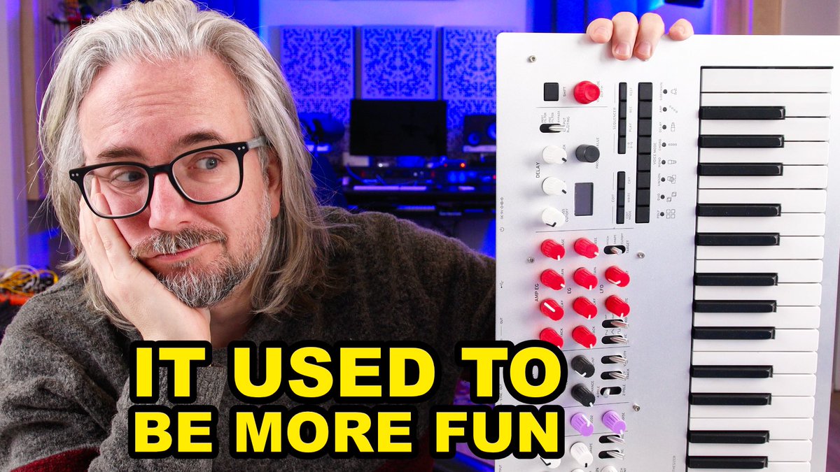 Motivation is something we all struggle with at times… in todays vid I discuss 7 reasons you might be losing interest in your synths &amp; music production… and what to do about it youtu.be/biHfAJAdSr8?si…