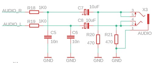 NemecekPanda38's tweet image. #PicoLibSDK for #PicoPad new version 2.06: PWMSnd sound driver update - higher quality of audio output, less noise, higher PWM output sample rate, 12-bit output depth, support of stereo and 16-bit formats (including ADPCM stereo), misc sample rates. Example of output circuit: