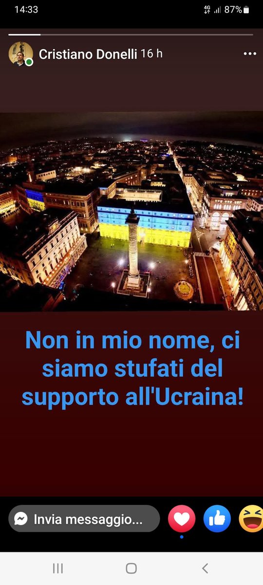 anna29723176's tweet photo. #tagadala7 le merde sinistre, vogliono portare l'italia in guerra. VERGOGNA https://t.co/j84s4mbSnk