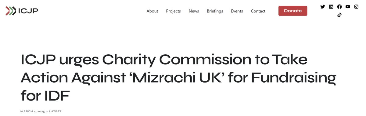 declassifiedUK's tweet photo. 🚨ICJP (@ICJPalestine) has found that UK-registered charity Mizrachi (UK) has been fundraising for Israeli military personnel.

They're calling on the Charity Commission to investigate and take action for potential violations of UK charity law. https://t.co/MKSK7h6S5C