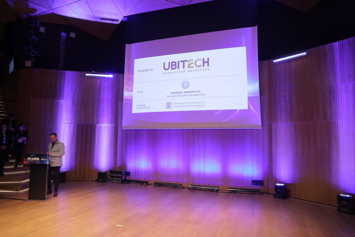 ΑI &amp; Data Awards 2025: Επιβραβεύοντας την αριστεία και καινοτομία στον τομέα της Τεχνητής Νοημοσύνης και των Δεδομένων. To #EKTgr ήταν υποστηρικτής των Βραβείων #AIDataAwards, που διοργανώθηκαν για πρώτη φορά στην Ελλάδα. 

🏆Δείτε τους νικητές: ekt.gr/el/news/30698

#AI #Data