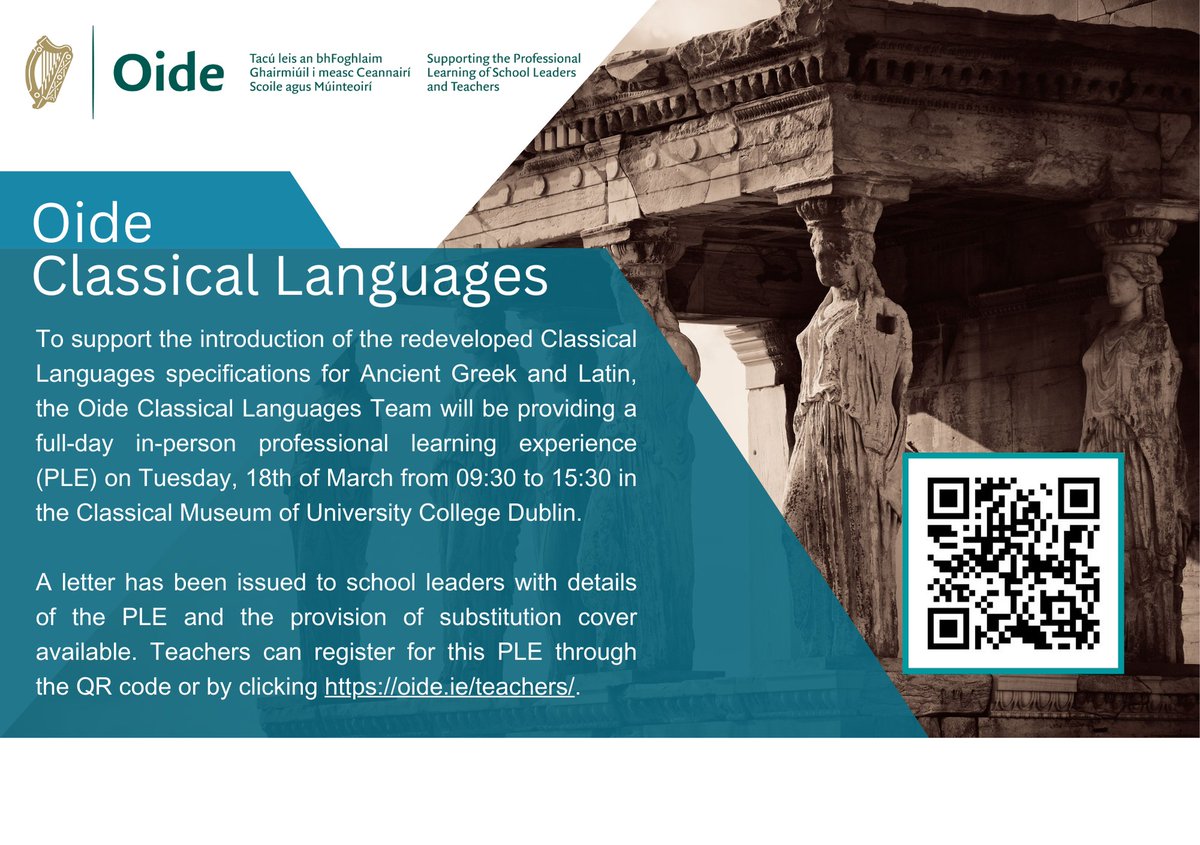 Oide_Classics's tweet photo. Full-day in-person professional Learning Event
https://t.co/hryYctflIq https://t.co/TiyDexS5ei