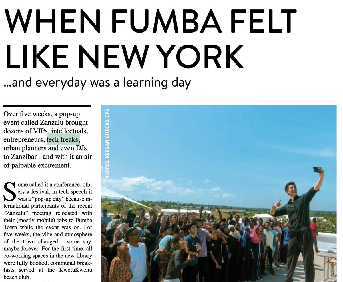 _zanzalu's tweet photo. We ❤️ tech freaks.

S/o to The Fumba Times for the kind words!

🔗https://t.co/4lDTlgk52t https://t.co/xF68r0TeZa