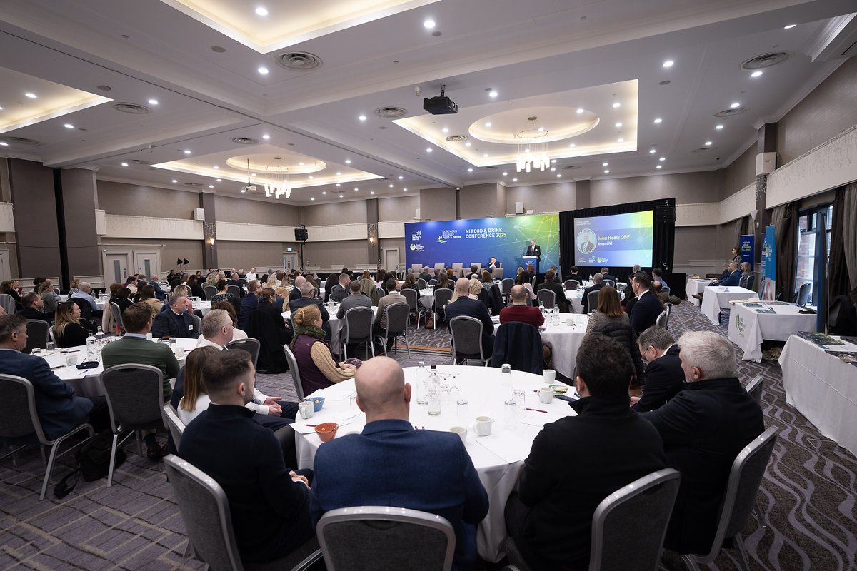 Feeling very fortunate to call this my job! <a href="/NIfoodanddrink/">NIFDA</a> 2nd conference ✅🍽️ Huge thank you to our range of fantastic speakers, panellists, sponsors &amp; attendees across the day-lots of interesting discussions on issues facing the food/drink industry! lnkd.in/er5h8D53