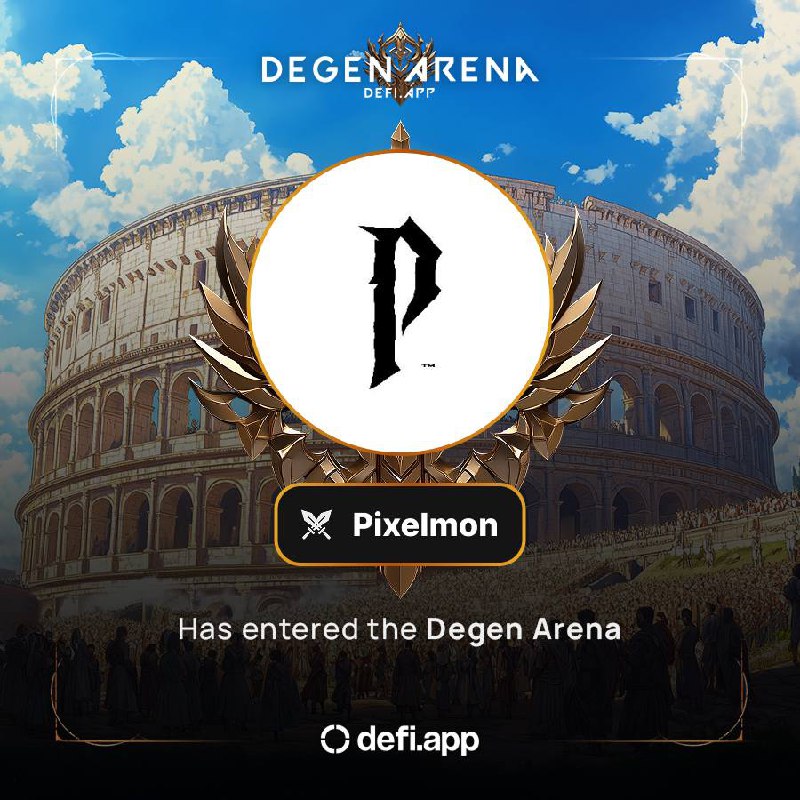 Pixelmon Hub (@pixelmonhub) on Twitter photo Pixelmon is taking on <a href="/defidotapp/">Defi App 🎩</a>'s Degen Arena👑
Buy $MON with just one click across any chain & unlock huge rewards and the best part... No gas, bridges, or KYC.💰
Join the <a href="/Pixelmon/">Pixelmon</a> Team as we conquer the Degen Arena: app.defi.app/join/9B1GF4 Pixelmon is taking on <a href="/defidotapp/">Defi App 🎩</a>'s Degen Arena👑
Buy $MON with just one click across any chain & unlock huge rewards and the best part... No gas, bridges, or KYC.💰
Join the <a href="/Pixelmon/">Pixelmon</a> Team as we conquer the Degen Arena: app.defi.app/join/9B1GF4