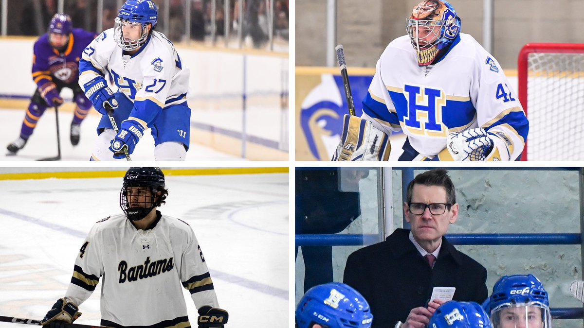 🏒NESCAC Men's Ice Hockey Awards

POY: Luke Tchor, Hamilton
DPOY: Charlie Archer, Hamilton
ROY: Ty Broad, Trinity
COY: Rob Haberbusch, Hamiton

All-NESCAC Teams > nescac.com/news/2025/3/4/…