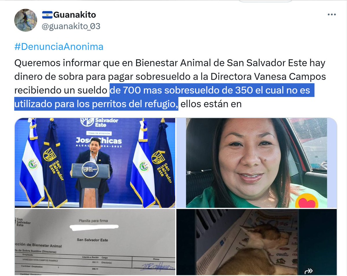 ChristianDiffer's tweet photo. El tema del refugio de Ilopango, tiene bastante tiempo de estar siendo reportado, incluso se expuso una presunta planilla de "sobresueldo."

Es de dominio publico, de sobra conocidas las precarias condiciones. https://t.co/nbjwvJGQf2