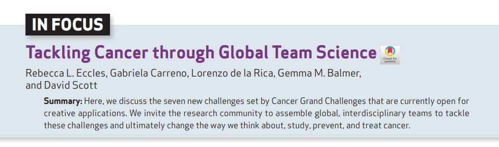 Elizabeth McKenna (@elizsmckenna) on Twitter photo š¢The 7 new #CancerGrandChallenges have just been announced! Read more about them now in <a href="/CD_AACR/">Cancer Discovery</a> doi.org/10.1158/2159-8⦠š¢The 7 new #CancerGrandChallenges have just been announced! Read more about them now in <a href="/CD_AACR/">Cancer Discovery</a> doi.org/10.1158/2159-8ā¦