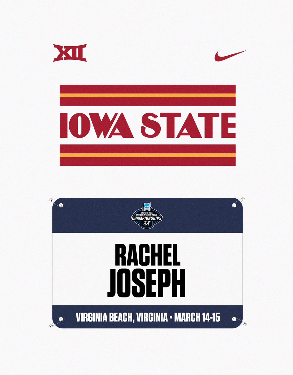 Made for this. 

Rachel Joseph books a return trip to indoor nationals as the No. 5 seed in the 400 with 50.99. 

tinyurl.com/23co2hnb