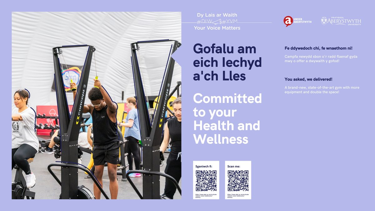 Gofalu am eich lechyd a’ch Lles I Committed   to your Health and Wellness #DLS #YVM