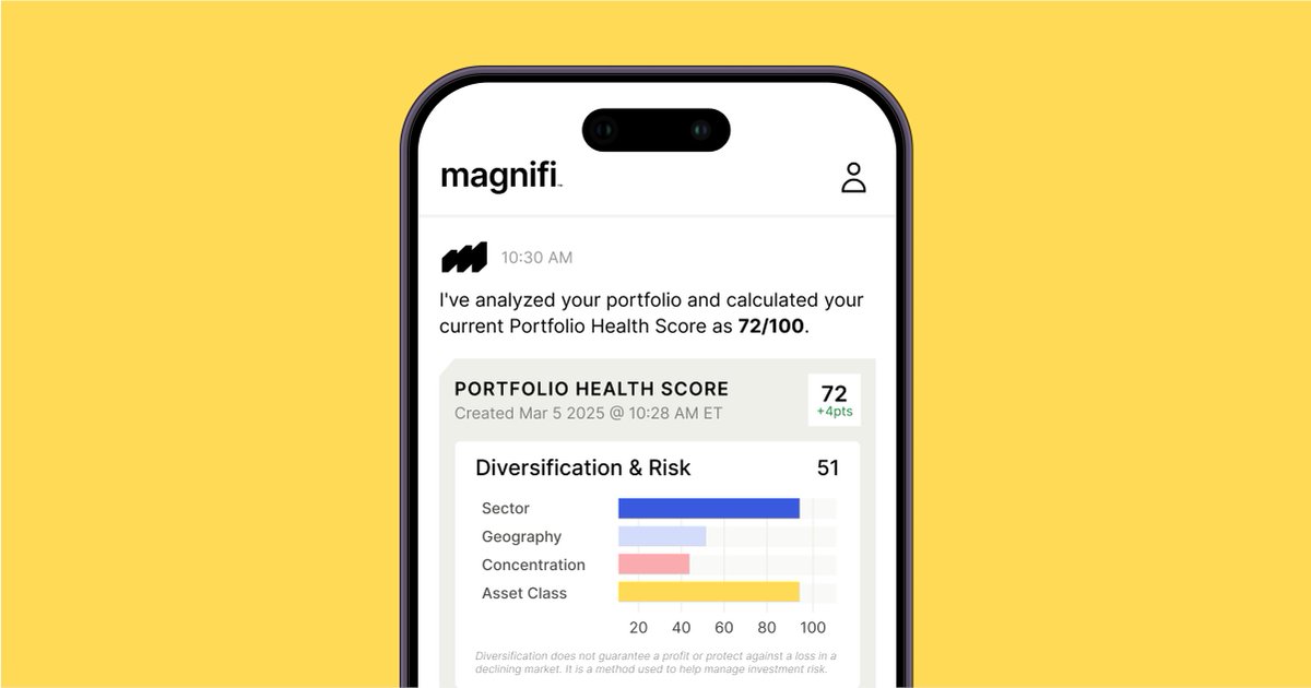 Unsure how you fare in today’s volatile market? Check out the all-new Portfolio Health Score. 

Using real-time market data, it grades your current performance based on key factors—helping you know where you stand so you can make smarter, more informed investment decisions. 🚀