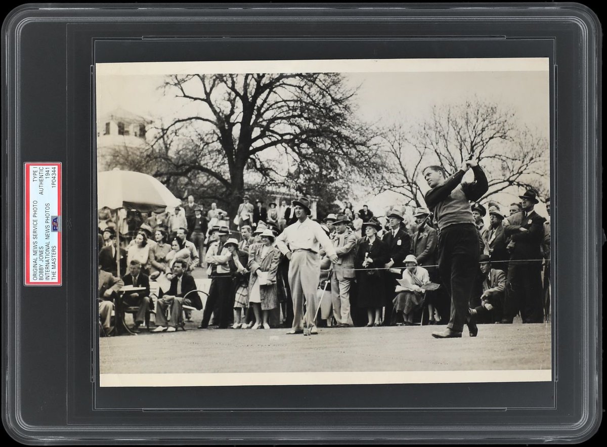As the <a href="/TheMasters/">The Masters</a> approaches, I was going through some of my original type 1 photographs and came across this one of Bobby Jones at the 1941 Masters
