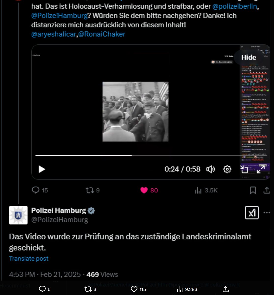 Hosenmaus (@hosenmaus1) on Twitter photo Wichtige Richtigstellung zur Schadensbegrenzung an Israel und Arye Shalicar & Tobias Huch.
Der ehemalige IDF-Sprecher <a href="/aryeshalicar/">Arye (ARO) Sharuz Shalicar</a> wurde von #Shurjoka fälschlicherweise als gesuchter Volksverhetzer diffamiert. Shurjoka und Dave Ocelot mussten dafür eine Unterlassungserklärung Wichtige Richtigstellung zur Schadensbegrenzung an Israel und Arye Shalicar & Tobias Huch.
Der ehemalige IDF-Sprecher <a href="/aryeshalicar/">Arye (ARO) Sharuz Shalicar</a> wurde von #Shurjoka fälschlicherweise als gesuchter Volksverhetzer diffamiert. Shurjoka und Dave Ocelot mussten dafür eine Unterlassungserklärung