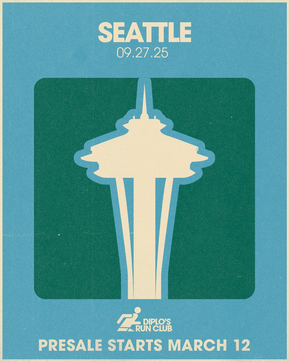 .<a href="/diplosrunclub/">Diplo’s Run Club</a> is back for round two in Seattle on September 27th 🏃‍♂️ After an incredibly successful run and show in the Pacific Northwest, we’re excited to return to Gas Works Park for an encore! 

Starting and finishing at Gas Works Park, the 5K run will take you along the