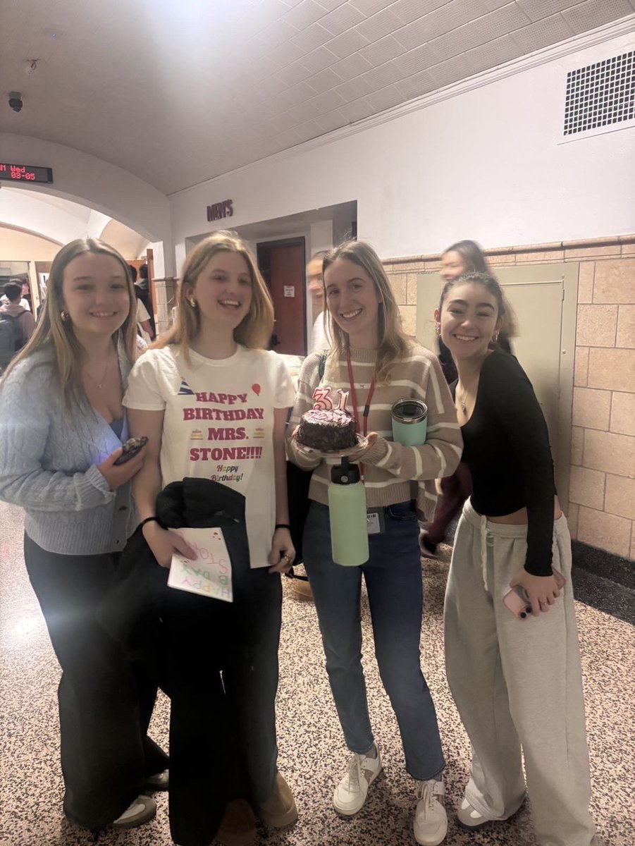 MathwithMarsden's tweet image. When your students surprise you with a cake, cards, and a custom T-shirt💖