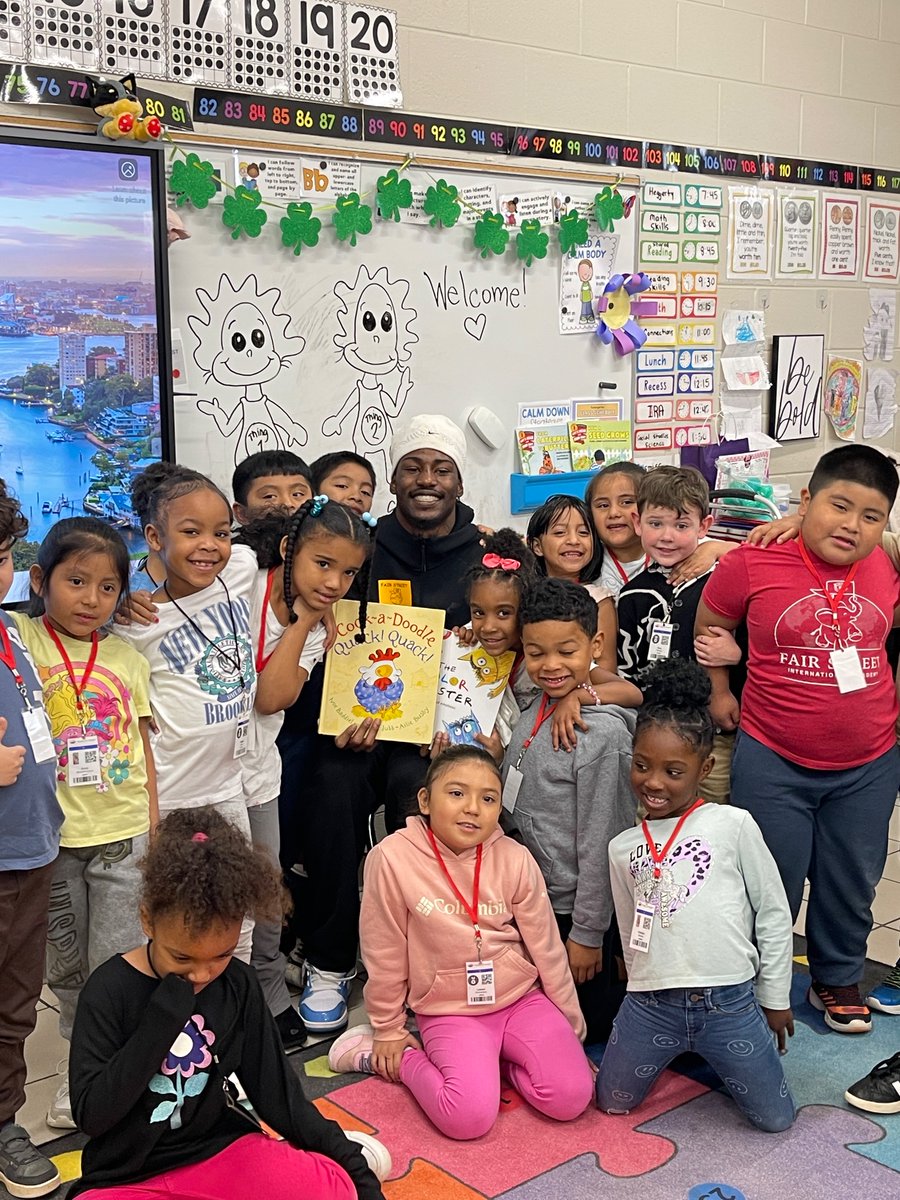 I enjoyed my time reading to the youth at fair street international baccalaureate school today thankful for the opportunity!!
