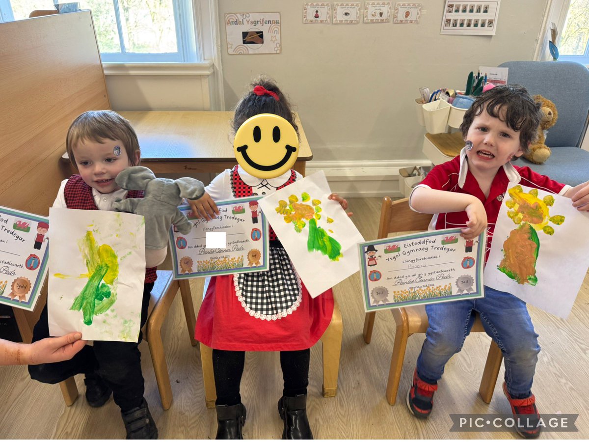 Llongyfarchiadau enfawr i'n plant creadigol! Gwaith ardderchog ar gyfer ein Eisteddfod heddiw 🏴󠁧󠁢󠁷󠁬󠁳󠁿🌼🌟