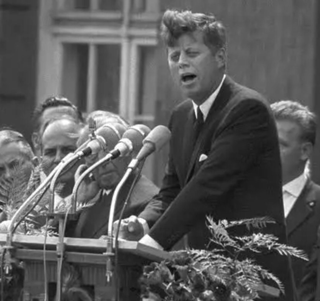 "Ich bin ein jam filled donut"