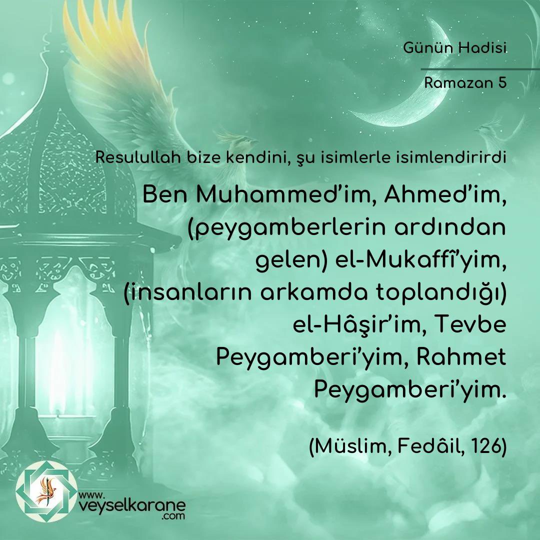 veyselkarane's tweet photo. O Hz. Muhammed ki O sadece elest sonrası tüm Peygamberlere Peygamberlik dersini öğretmekle kalmadı Adem as dan yedi bin yıl sonra dünyaya geldiğinde, sadece ümmetine değil yer yüzünde yaşayan ve ileride yaşayacak olan her kula Allah'ı bilmeyi ve sevmeyi öğretti
@veyselkarane.com https://t.co/VOJ0Qn1pe1