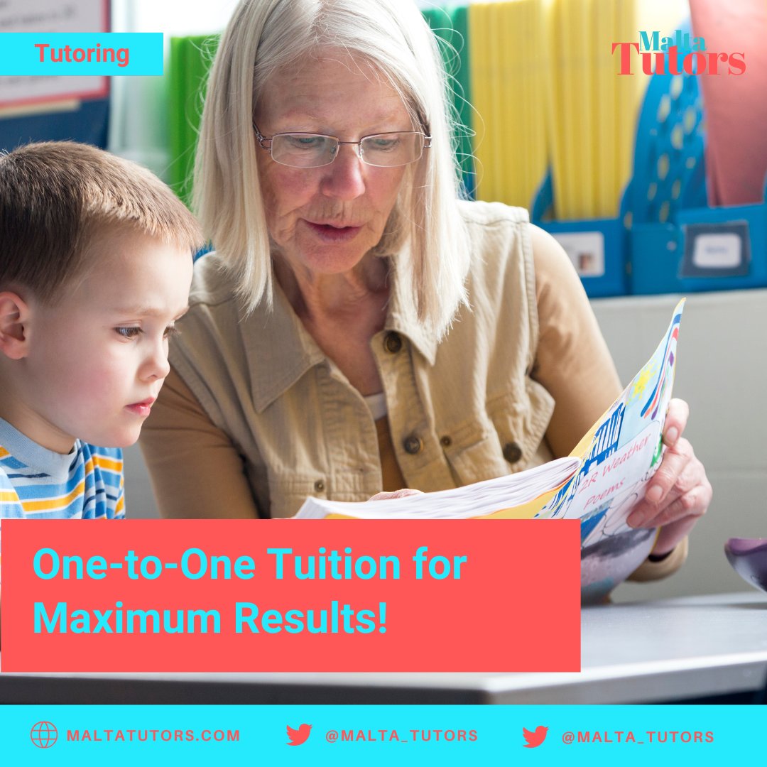 📖 One-to-One Tuition for Maximum Results! 📖
Personalized tutoring delivers faster progress, greater confidence, and better grades! Our tutors adapt to each student’s learning style for the best results. 💡
Visit 👉 maltatutors.com
