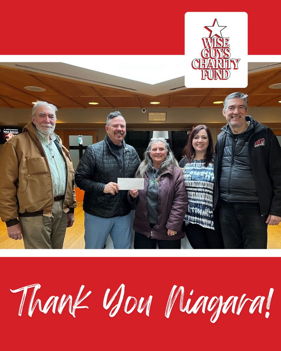 The Wise Guys Charity Fund is glad to present a grant cheque for $1,000 to Jeff McKillop Mental Health Foundation to purchase 2 retractable banners and mental health educational materials !

#WiseGuysCharityFund #grantcheque #communitysupport #givingback #mentalhealthawareness